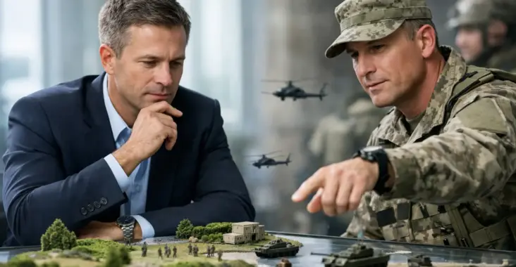 Business Leadership mit militärischen Modellen